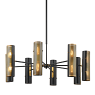 Mikka 16-Light Chandelier in Patina Brass