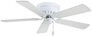 Minka Aire Mesa Flush Mount Ceiling Fan in White