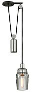 Citizen 1-Light Pendant in Graphite And Polished Nickel