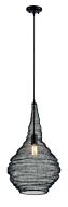 Wabi Sabi 1-Light Pendant in Black