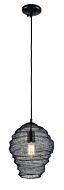 Wabi Sabi 1-Light Pendant in Black