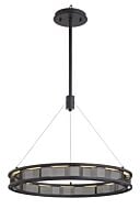 Fuze 1-Light LED Pendant in Modern Bronze