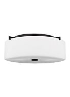 Sunset Drive 3-Light Flush Mount Ceiling Light in Oil Rubbed Bronze