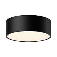 Brisbane 2-Light Flush Mount in Matte Black