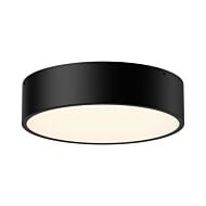 Brisbane 3-Light Flush Mount in Matte Black