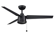 PC with DC 52" Ceiling Fan in Black