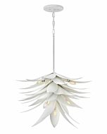 Fredrick Ramond Agave 7-Light Pendant In Textured Plaster