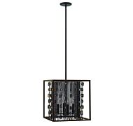 Fredrick Ramond Mercato 4 Light  Foyer in Anchor Bronze