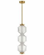 Fredrick Ramond Reign Pendant In Lacquered Brass