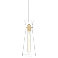 Mitzi Anya 15 Inch Pendant Light in Aged Brass