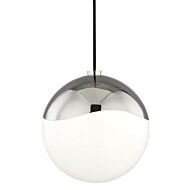 Mitzi Ella 11 Inch Pendant Light in Polished Nickel