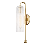 Mitzi Skye 19 Inch Wall Sconce in Aged Brass