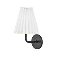 Demi 1-Light LED Wall Sconce in Soft Black