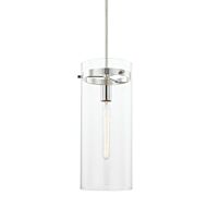 Haisley 1-Light Pendant in Polished Nickel