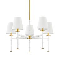 Banyan 5-Light Chandelier in Aged Brass