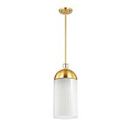 Emory 1-Light Pendant in Aged Brass