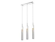 Boa 3-Light Pendant in Polished Chrome