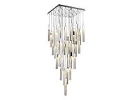 Boa 41-Light 4Pendant in Polished Chrome