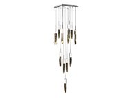 The Original Aspen 13-Light 1Flush Mount with Pendant in Chrome