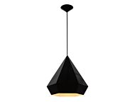 Doheny Ave 1-Light Pendant in Black