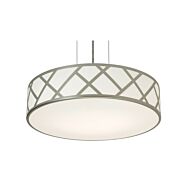 Haven 3-Light Pendant in Satin Nickel