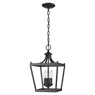 Kennedy 3-Light Matte Black Pendant