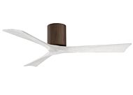 Irene 6-Speed DC 52" Ceiling Fan in Walnut with Matte White blades