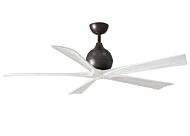 Irene 6-Speed DC 60" Ceiling Fan in Textured Bronze with Matte White blades