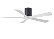 Irene 6-Speed DC 52" Ceiling Fan in Matte Black with Matte White blades