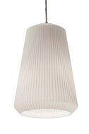 Isla 1-Light Pendant in White