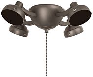 Minka Aire 4 Light Ceiling Fan Light Kit in Burnished Nickel