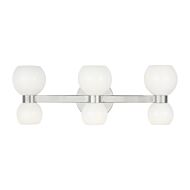 Londyn 6-Light Bathroom Vanity Light in Polished Nickel