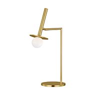 Nodes Table Lamp in Burnished Brass by Kelly Wearstler