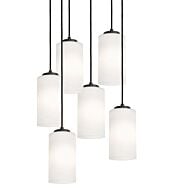 Leo 6-Light Pendant in Black