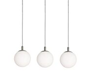 Loretto 3-Light Pendant in Satin Nickel