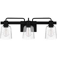 Lydia 3-Light Bathroom Vanity Light in Matte Black