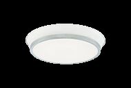 Matteo Jaxx 2 Light Ceiling Light In White With Chrome