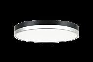 Matteo Tone 1 Light Ceiling Light In Black & Chrome