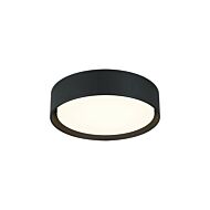 Ezra 1-Light LED Ceiling Mount in Black