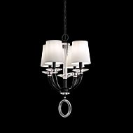 Schonbek Emilea 4 Light Pendant in Jet Black with Clear Optic Crystals