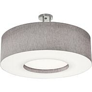 Montclair 4-Light Semi-Flush Mount in Satin Nickel