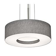 Montclair LED Pendant in Satin Nickel