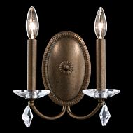 Modique 2-Light Wall Sconce in Silver