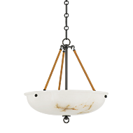 SOMERSET 3-Light Pendant in Distressed Bronze