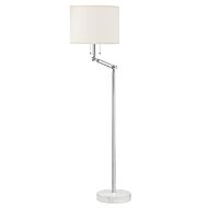 Essex 2-Light Floor Lamp in Polished Nickel