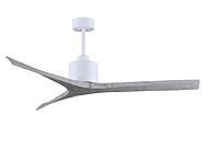 Mollywood 6-Speed DC 60 Ceiling Fan in Matte White with Barnwood Tone blades