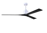 Nan XL 6-Speed DC 72 Ceiling Fan in Matte White with Matte Black blades