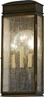 Feiss Whitaker 3 Light Wall Lantern in Astral Bronze Finish