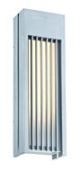 George Kovacs Midrise 22 Inch Wall Sconce in Sand Silver