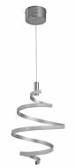 Craftmade Led Mini Pendant 14" Mini Pendant in Matte Silver with Chrome